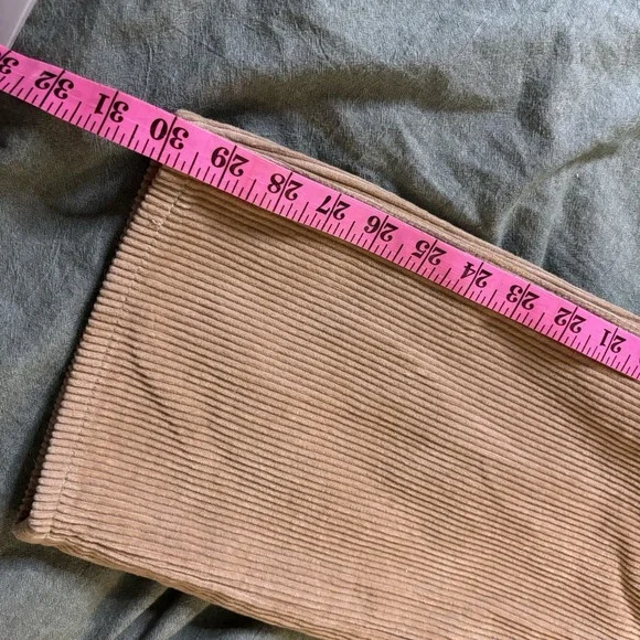Empyre Suzie Khaki Corduroy Overalls Womens M Streetwear Utility - Picture 15 of 15